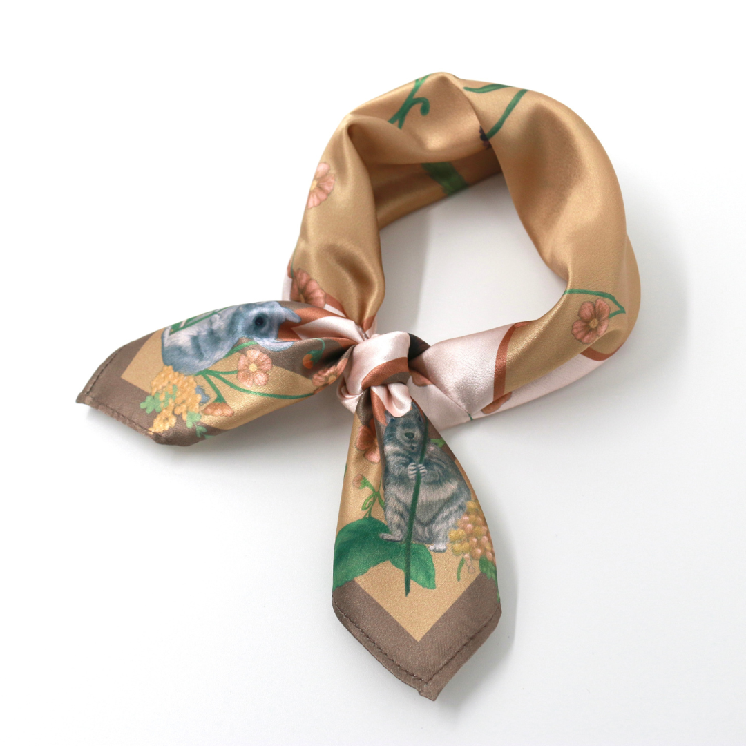 スカーフ - RODENT friends【kana】 – ギフペット スカーフ - RODENT friends【kana】 – ギフペット