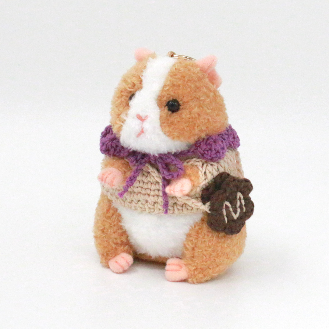 襟付きセーター＆ポシェット＜モルモットのぬいぐるみ専用＞【sucoro.】