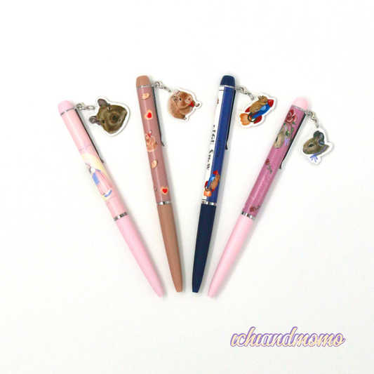 デグーチャーム付きボールペン【イチトモモ】