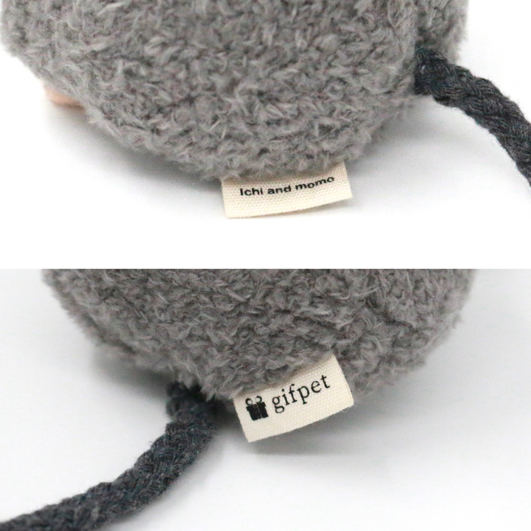 デグーのぬいぐるみチャーム（ブルー）