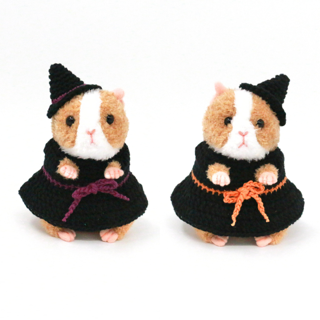 魔女の帽子＆ワンピース＜モルモットのぬいぐるみ専用＞【sucoro.】