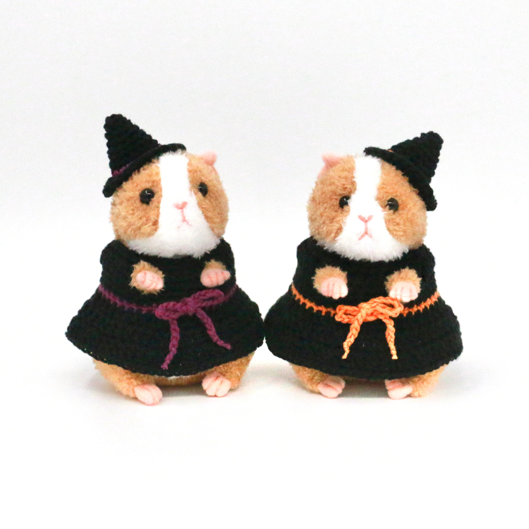 魔女の帽子＆ワンピース＜モルモットのぬいぐるみ専用＞【sucoro.】