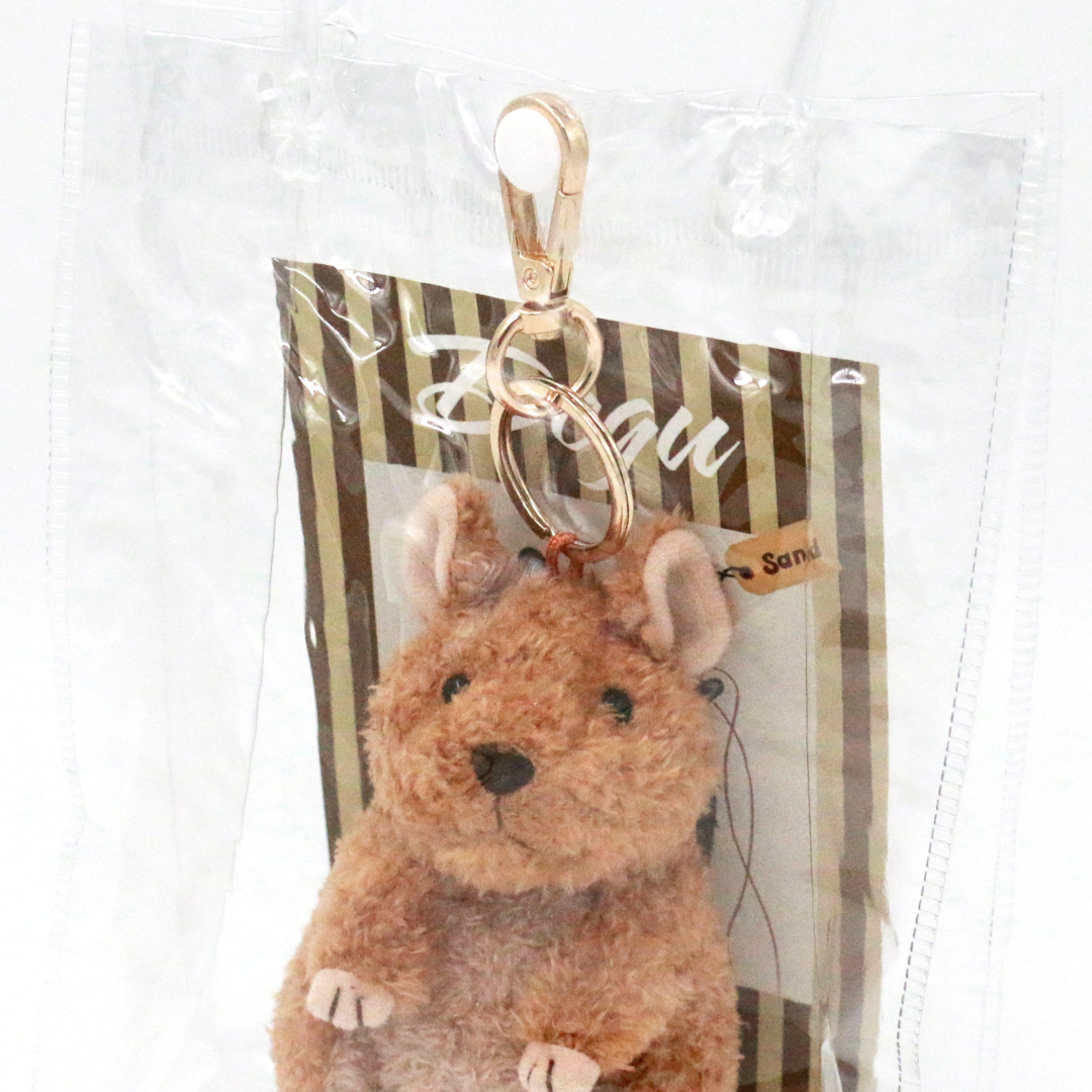 デグーのぬいぐるみチャーム（サンド）
