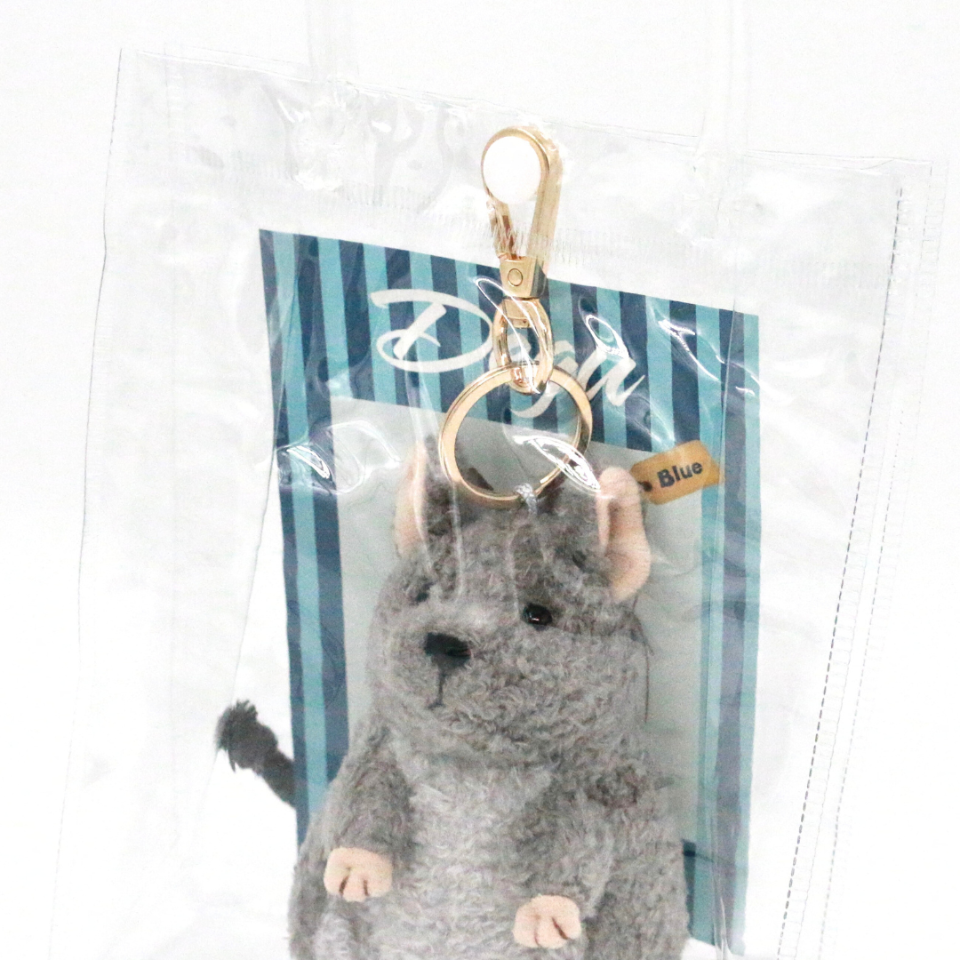 デグーのぬいぐるみチャーム（ブルー）