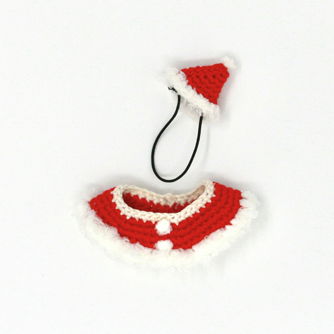 サンタさんコスチューム （ケープ＆帽子）<クリスマス限定>【sucoro.】