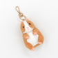 モルモットのぬいぐるみチャーム（ブラウン×ホワイト）【enishi.】